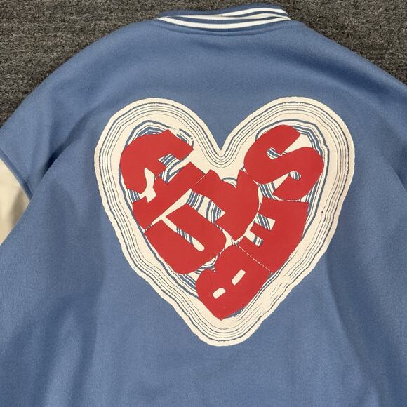Aelfric Eden Jacket XL Blue Foaming Letter Love 1965 Letterman Varsity Retro - Picture 13 of 14